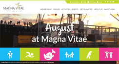 Desktop Screenshot of magnavitae.org